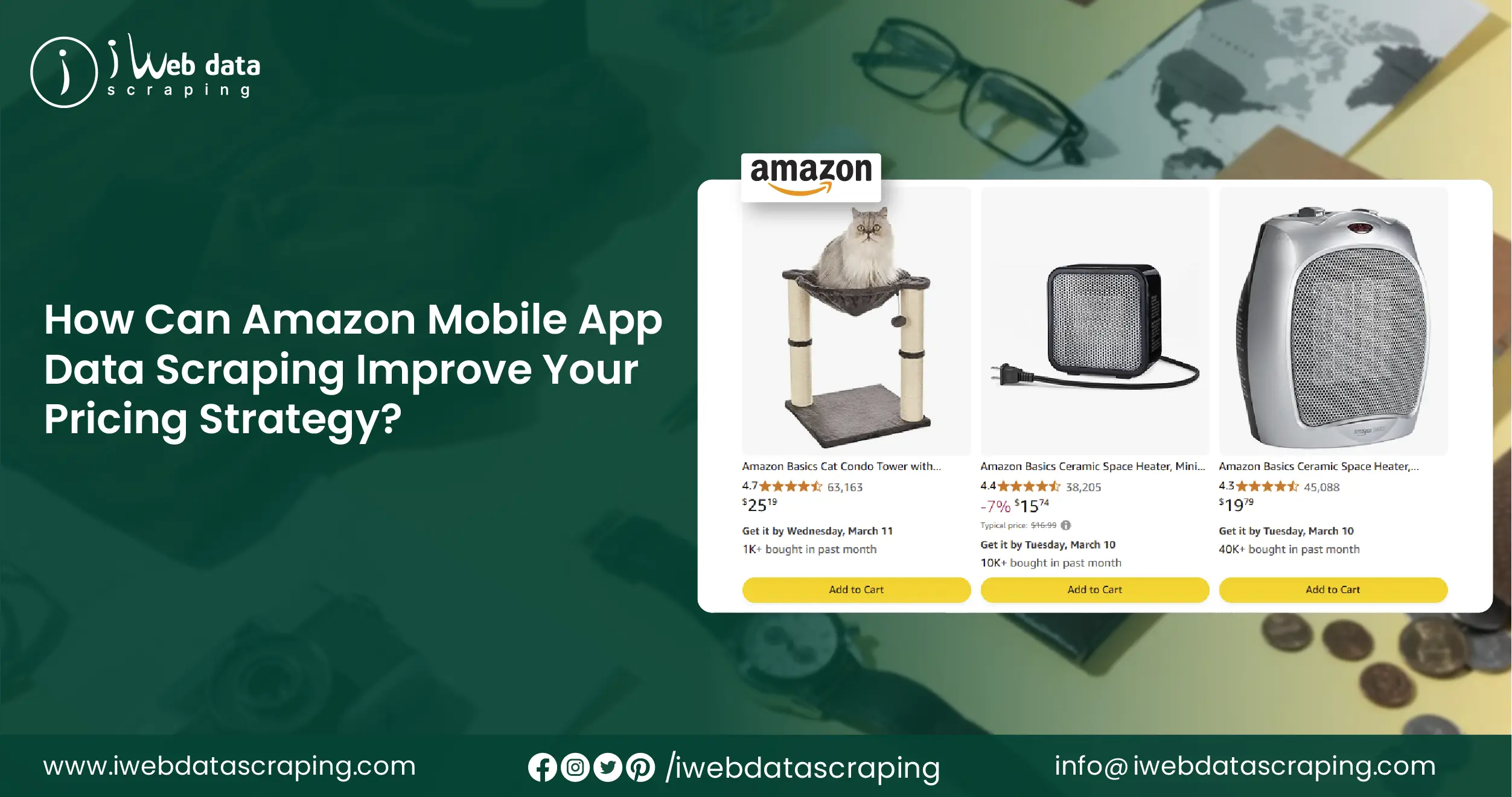 Amazon Mobile App Data Scraping for Pricing Strategy